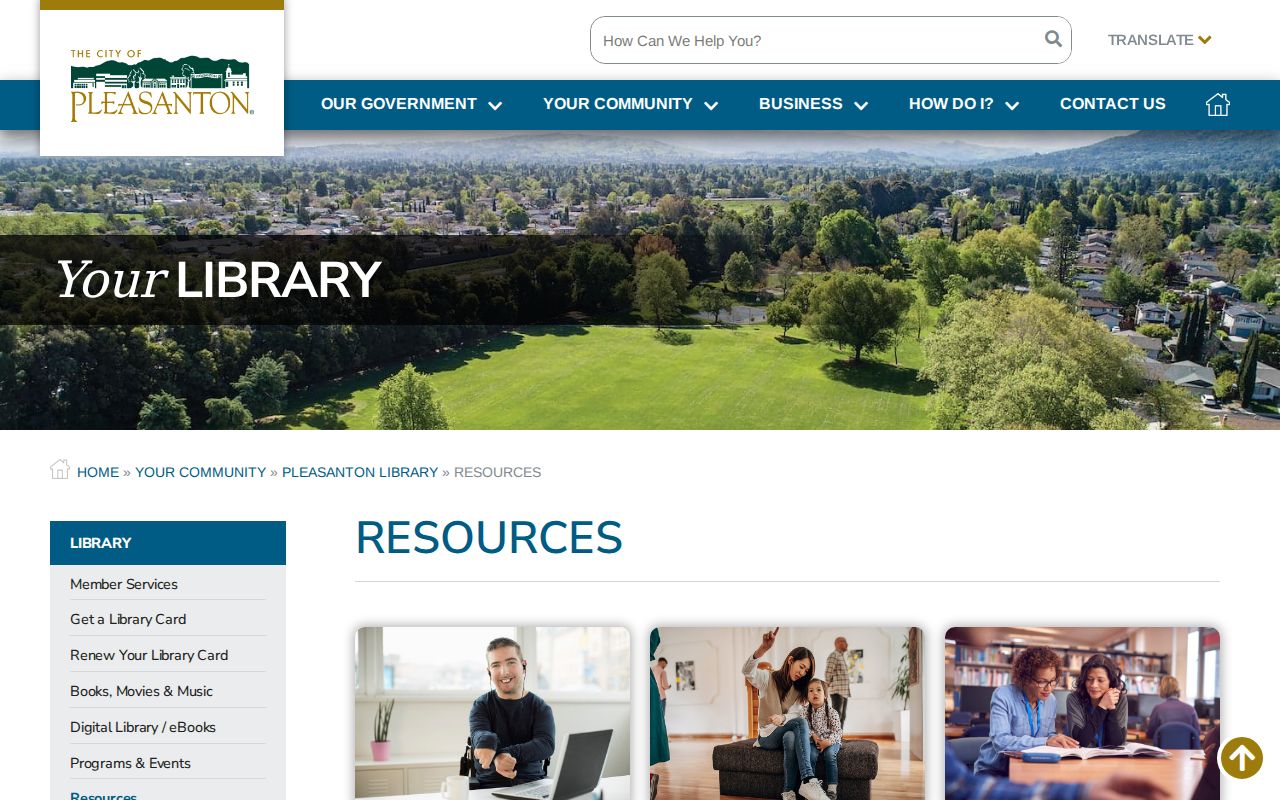 Pleasanton city directory library resources